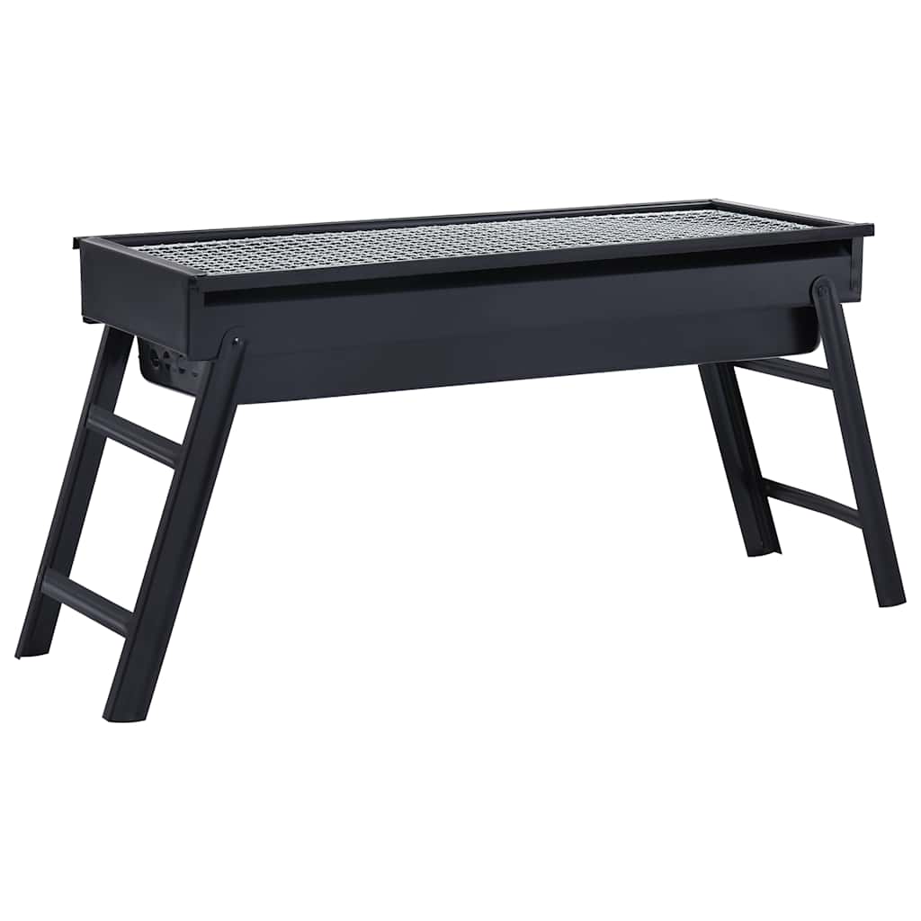 VidaXL Tragbarer Campinggrill 60x22,5x33 cm Edelstahl