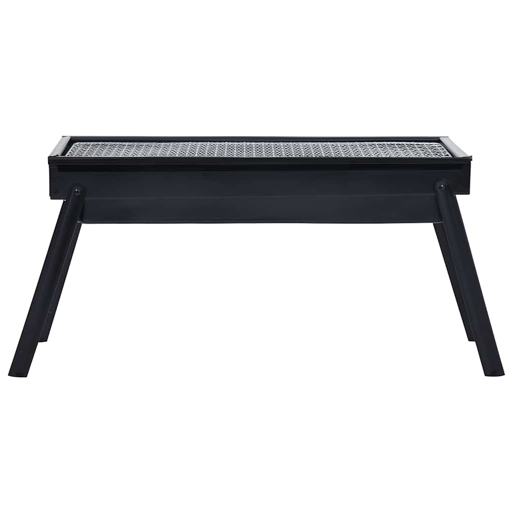 Vidaxl campingbarbecue draagbaar 60x22,5x33 cm roestvrij