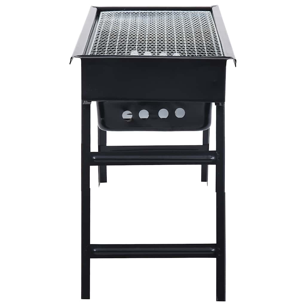 VidaXL Tragbarer Campinggrill 60x22,5x33 cm Edelstahl