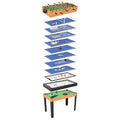 VIDAXL Multispart-Tisch 15-in-1 121x61x82 cm apornfinished