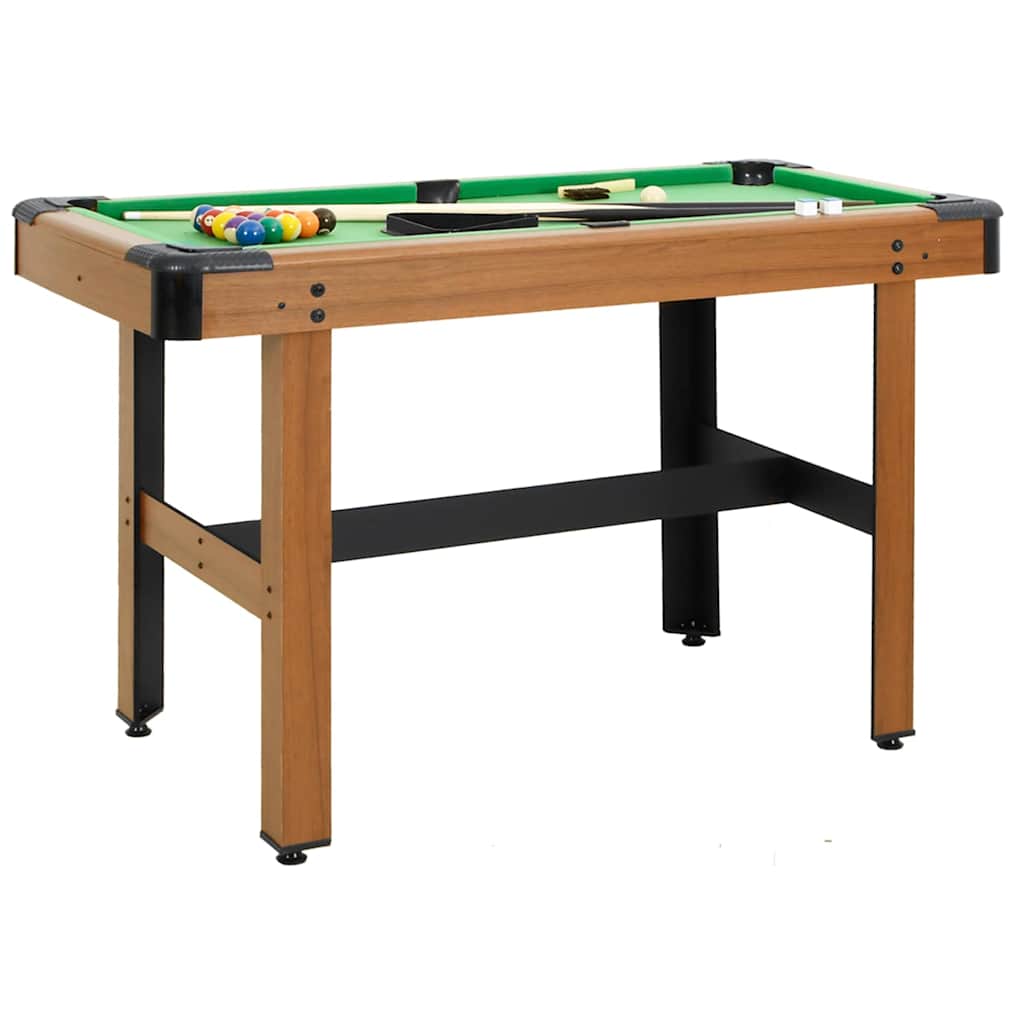 VidaXL Billardtisch 4 Fuß 122x61x76 cm Braun