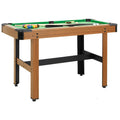 VidaXL Billardtisch 4 Fuß 122x61x76 cm Braun