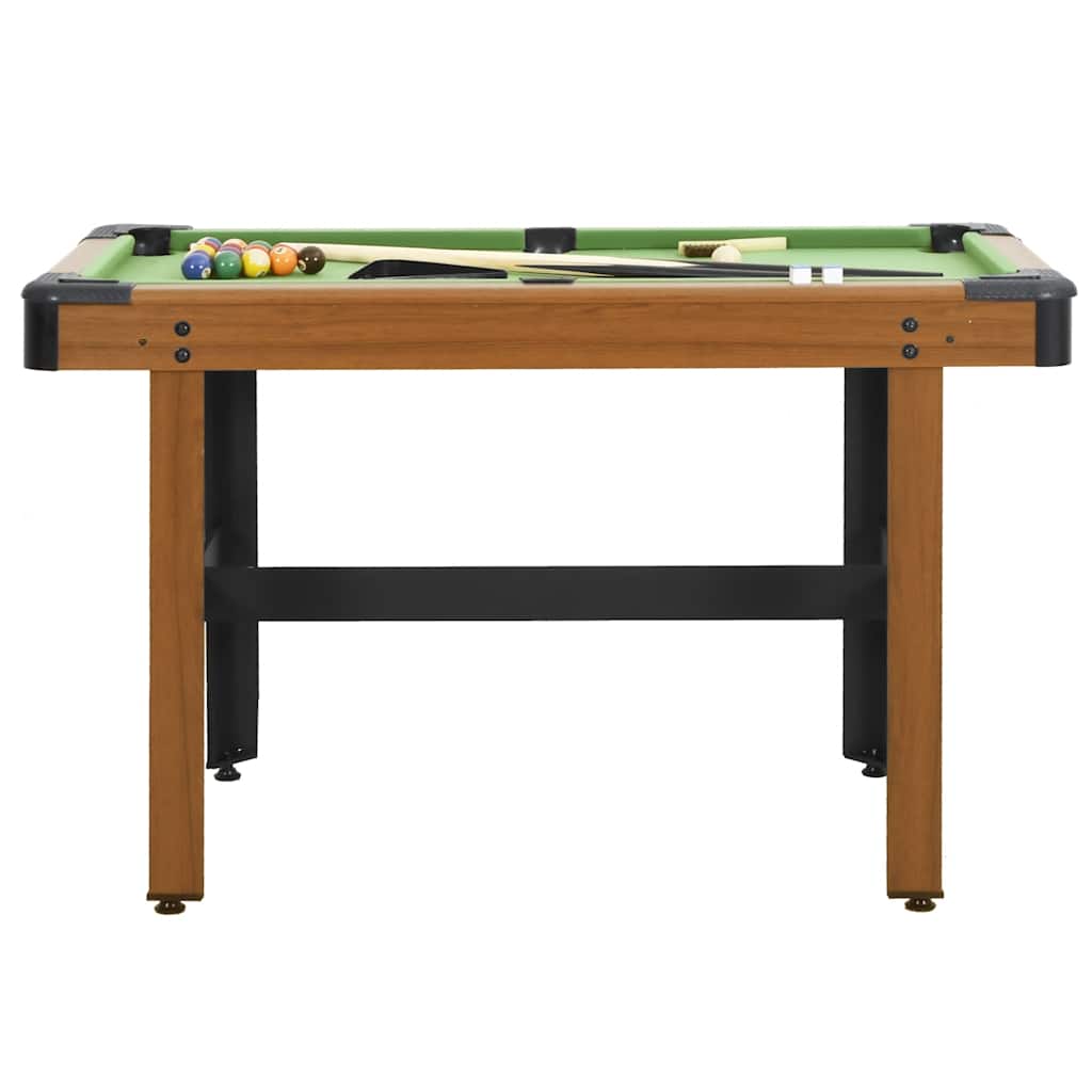VidaXL Billardtisch 4 Fuß 122x61x76 cm Braun