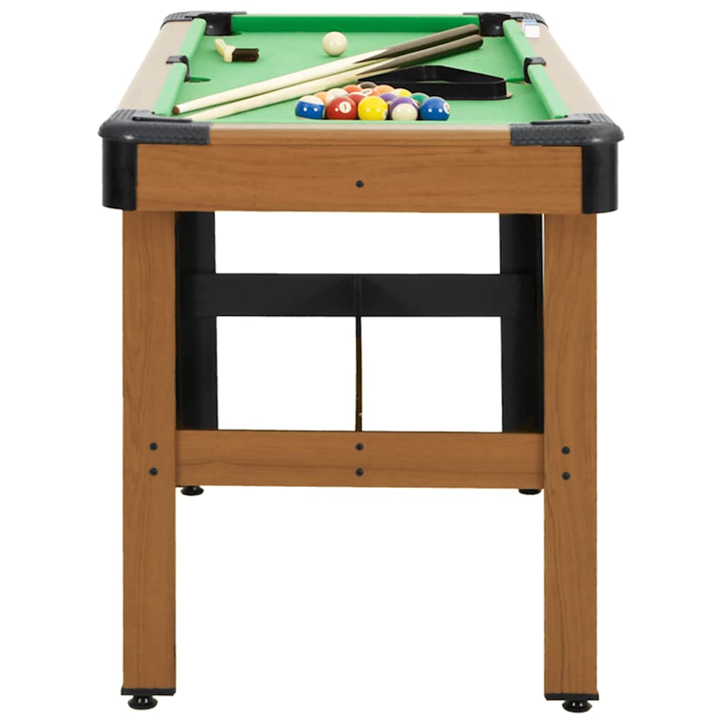 VidaXL Billardtisch 4 Fuß 122x61x76 cm Braun
