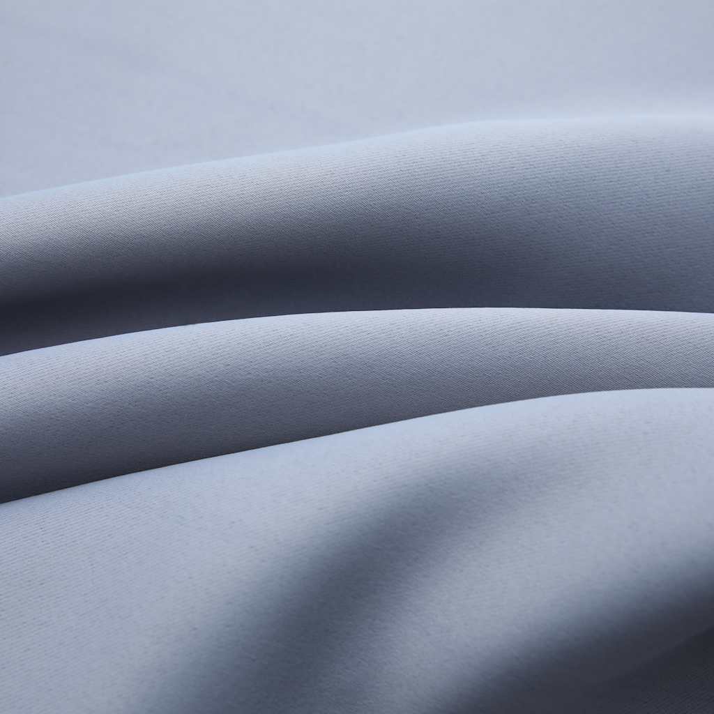 VidaXL Verdunkelungsvorhang mit Metallringen 290x245 cm Grau