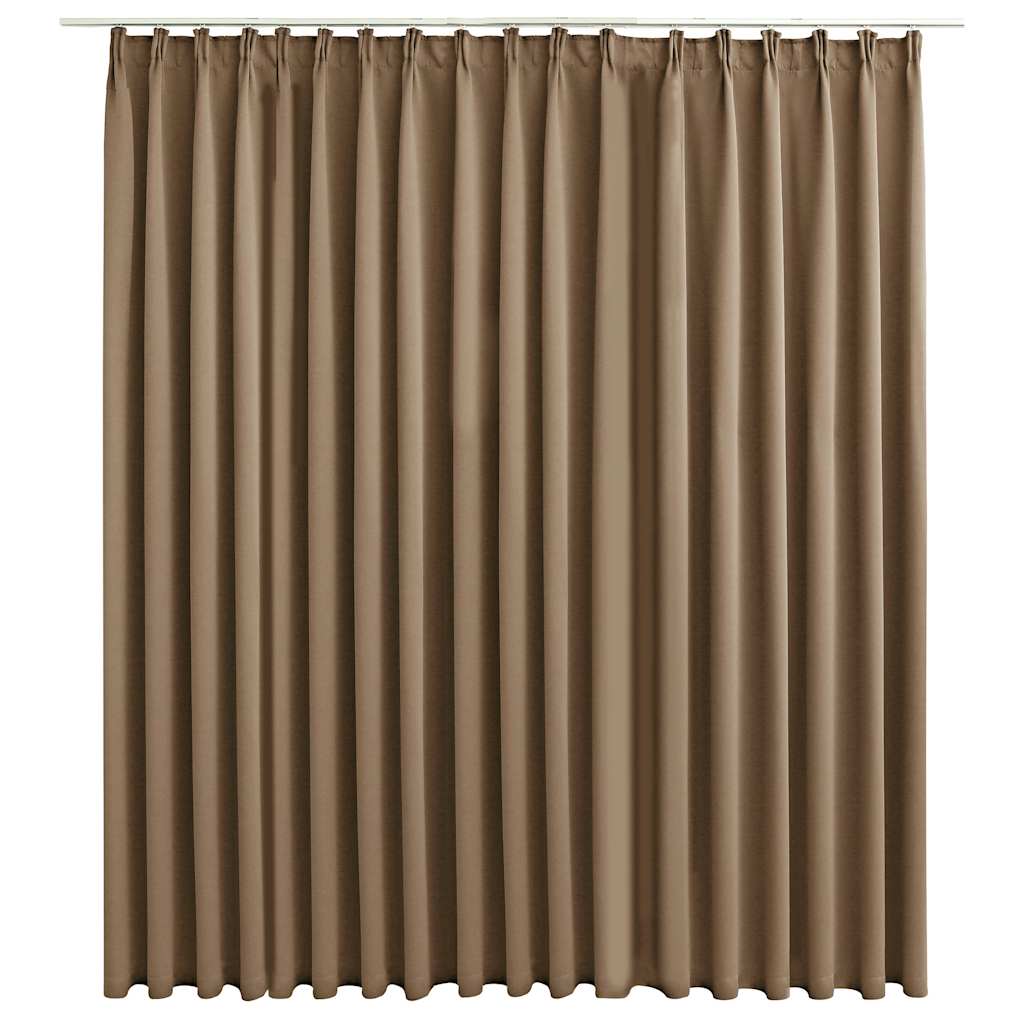 VidaXL Verdunkelungsvorhang mit Haken 290x245 cm Taupe