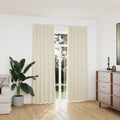 Vidaxl gordijnen verduisterend 2 st met haken 140x225 cm fluweel crème