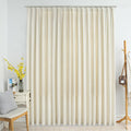 Vidaxl gordijn verduisterend met haken 290x245 cm fluweel crème