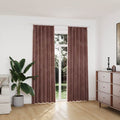 Vidaxl gordijnen verduisterend 2 st met haken 140x225 cm fluweel roze