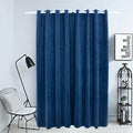 VidaXL Verdunkelungsvorhang mit Ringen 290x245 cm Samtblau