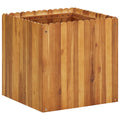 Vidaxl plantenbak verhoogd 50x50x50 cm massief acaciahout
