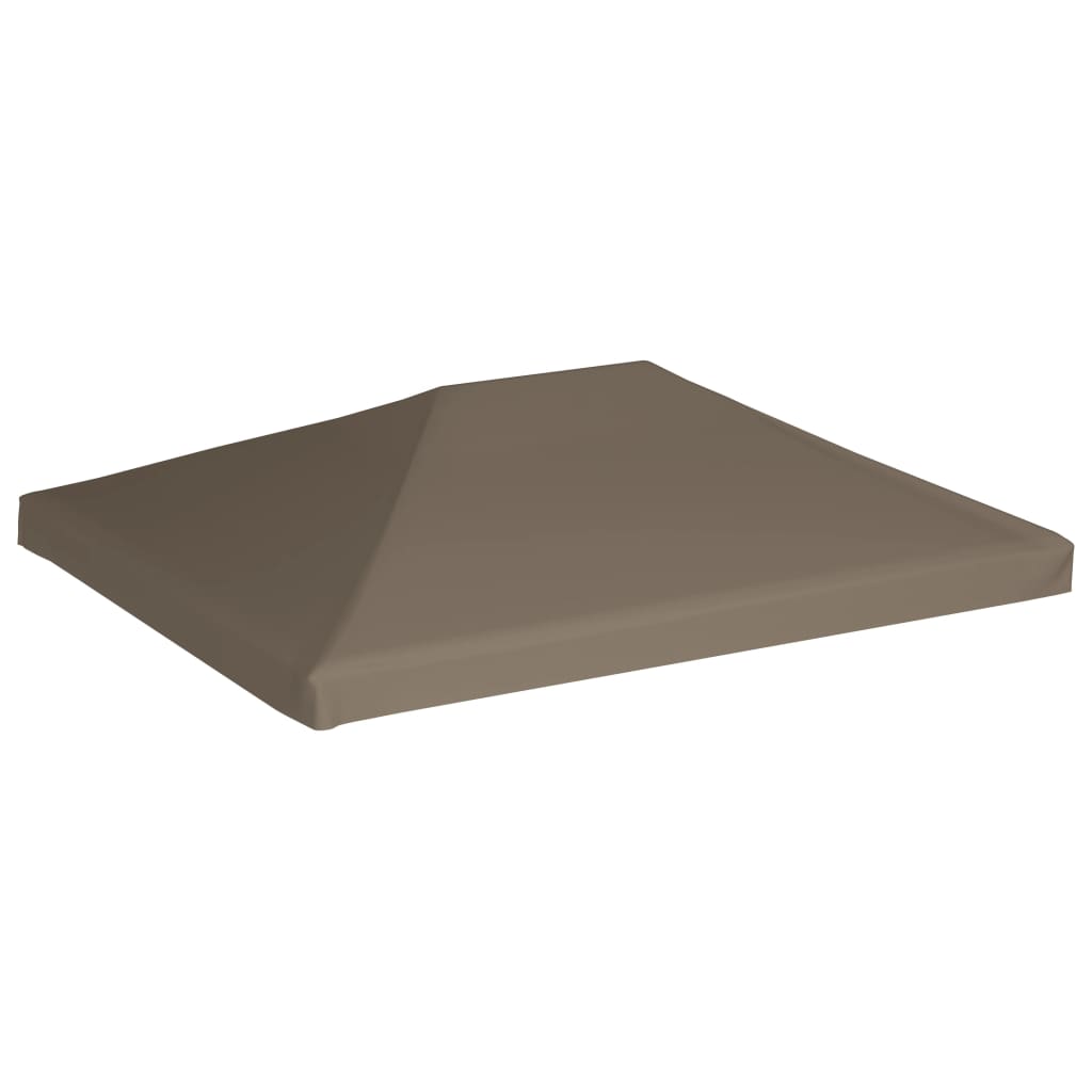 VidaXL Pavillondach 310 g/m² 3x3 m taupe