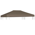 Vidaxl prieeldak 310 g m² 3x4 m taupe