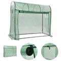 Vidaxl tuinkas met ritsdeur 200x80x170 cm