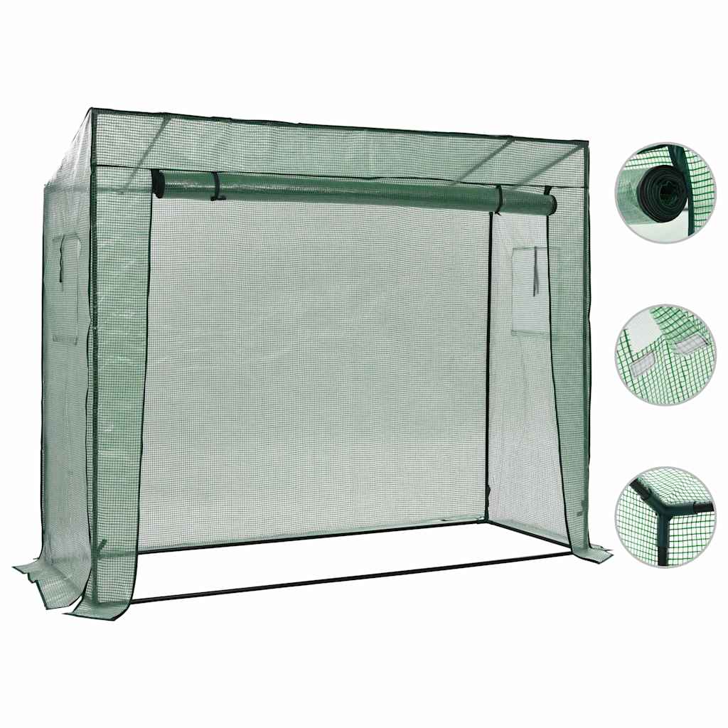 VidaXL Begehbares Gewächshaus 200x80x173 cm