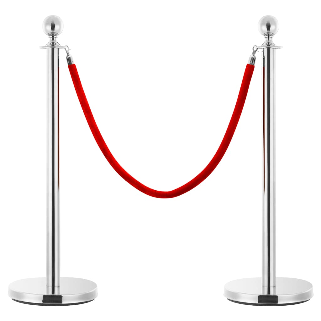 VIDAXL 3-TEILIGES VIP-SET-FREI STAHL STAEL SILBER