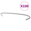 Vidaxl gabionhaken 100 st 30 cm gegalvaniseerd staal