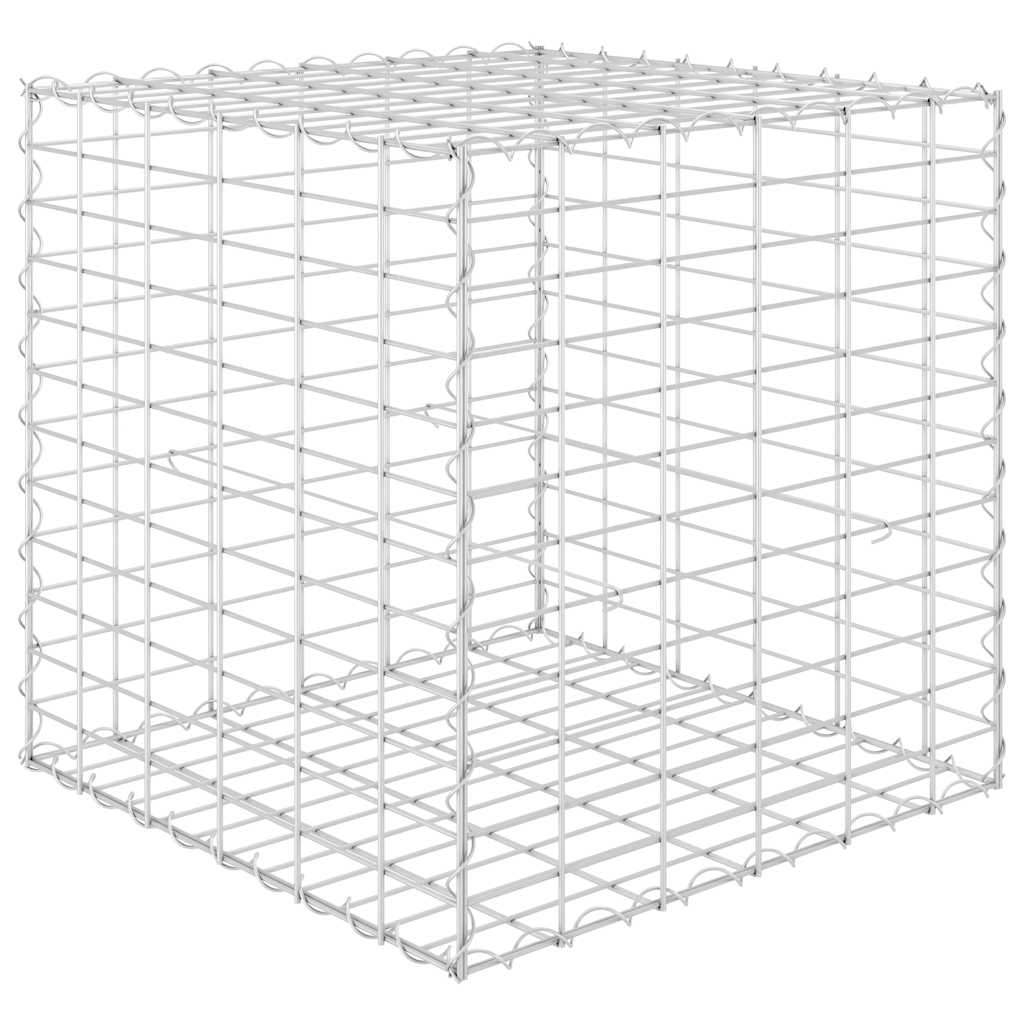 Vidaxl gabion plantenbak verhoogd kubus 60x60x60 cm staaldraad