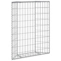 Vidaxl gabion plantenbak trapezium 80x20x100 cm gegalvaniseerd staal