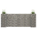 VidaXL Gabione Planungsbox H-förmig 260x40x100 cm Stahldraht