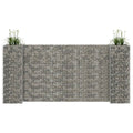 Vidaxx Gabionen-Pflanzer H-Form 260x40x120 cm Stahldraht