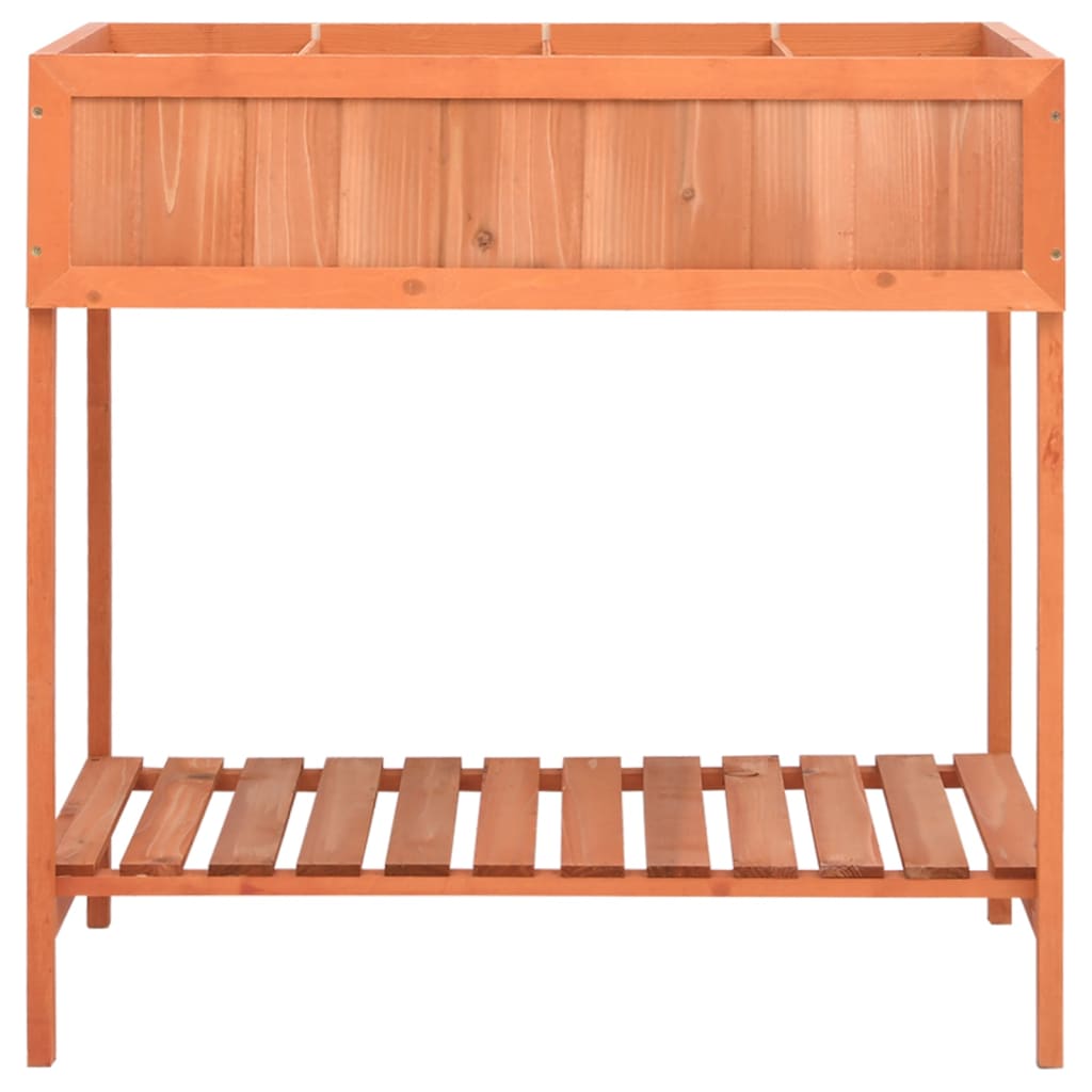 Vidaxx Kräuterpflanzen Abfalleimer 80x60x80 cm Festkieferholz