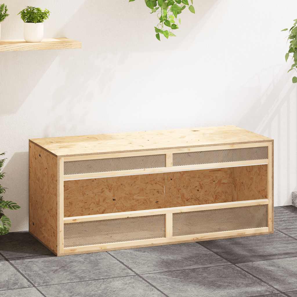 VidaXL Terrarium 120x50x50 cm verarbeitetes Holz