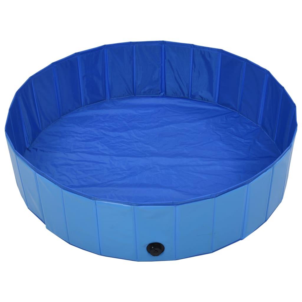 VidaXL Faltbarer Hundepool 120x30 cm PVC Blau