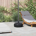VidaXL Sonnenschirmständer, gefüllt mit Sand und Wasser, 15 l, schwarz