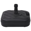 VidaXL Sonnenschirmständer, gefüllt mit Sand und Wasser, 24 l, schwarz