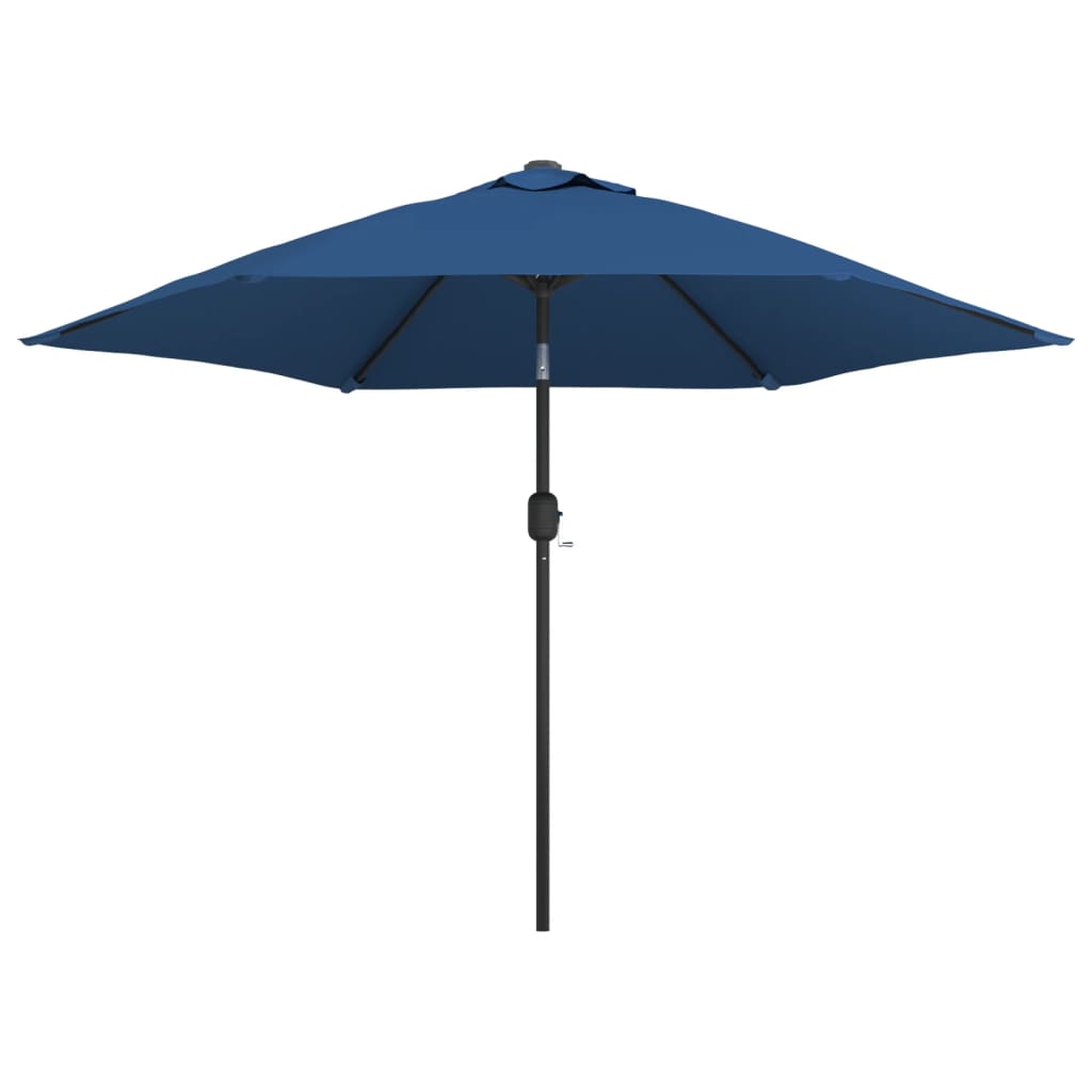VIDAXL - Sonnenschirm mit Metallstange 300 cm blau