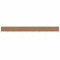 VidaXL Windschutzscheibe, 9-teilig, 1200 x 120 cm, Stoff, Taupe