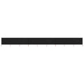 VidaXL Windschutzscheibenplane, 9-teilig, 1200 x 160 cm, Stoff, schwarz