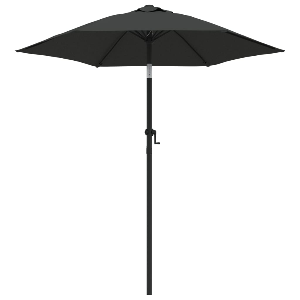VidaXL Sonnenschirm 200x224 cm Aluminium Anthrazit