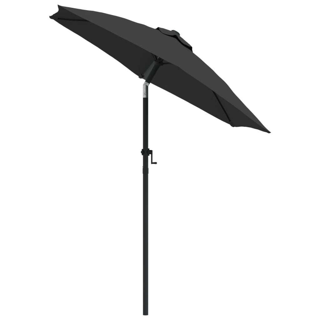 VidaXL Sonnenschirm 200x224 cm Aluminium Anthrazit