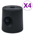 VidaXL Pavillongewichte, 4 Stück pro Packung, schwarz