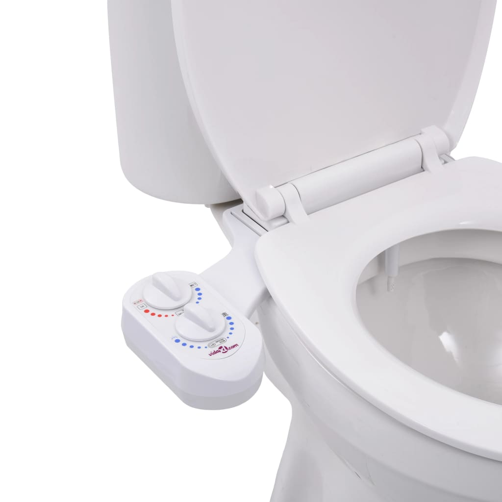 VidaXL Bidet-Anschluss für WC-Sitz, Warm- und Kaltwasser, Einzeldüse