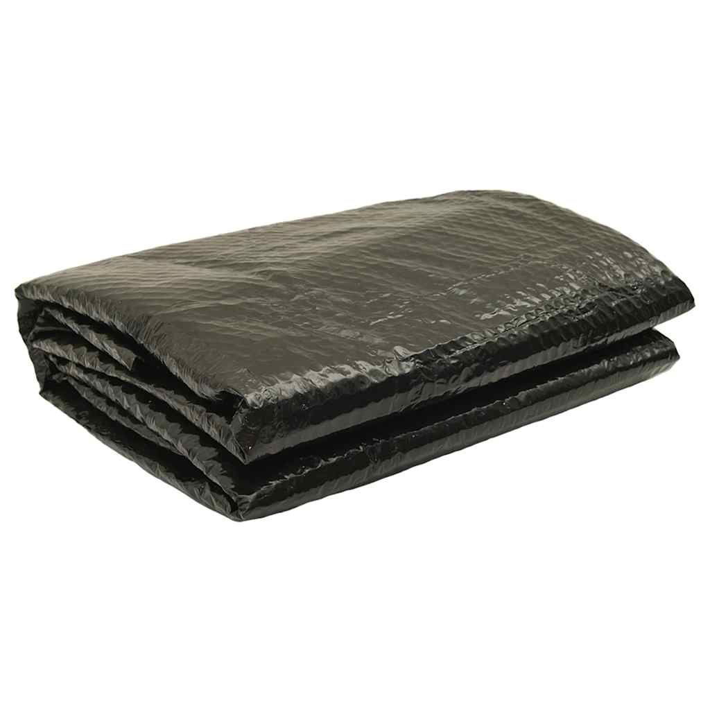 VidaXL Schwimmbadabdeckung 381 cm PE Schwarz