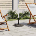 VidaXL Sonnenschirmfuß 12 kg 48 cm Gusseisen Bronzefarbe