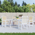 VidaXL Gartenstuhlkissen mit niedriger Rückenlehne, 4 Stück, 100 x 50 x 3 cm, Oxford-Gewebe, beige