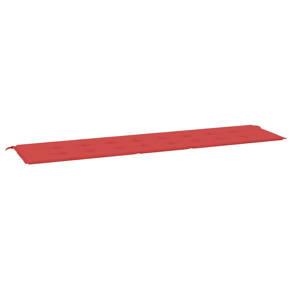 VidaXL Gartenbankkissen 200x50x4 cm Oxford-Gewebe Rot