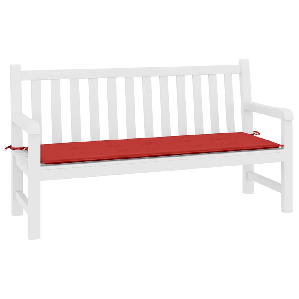 VidaXL Gartenbankkissen 200x50x4 cm Oxford-Gewebe Rot