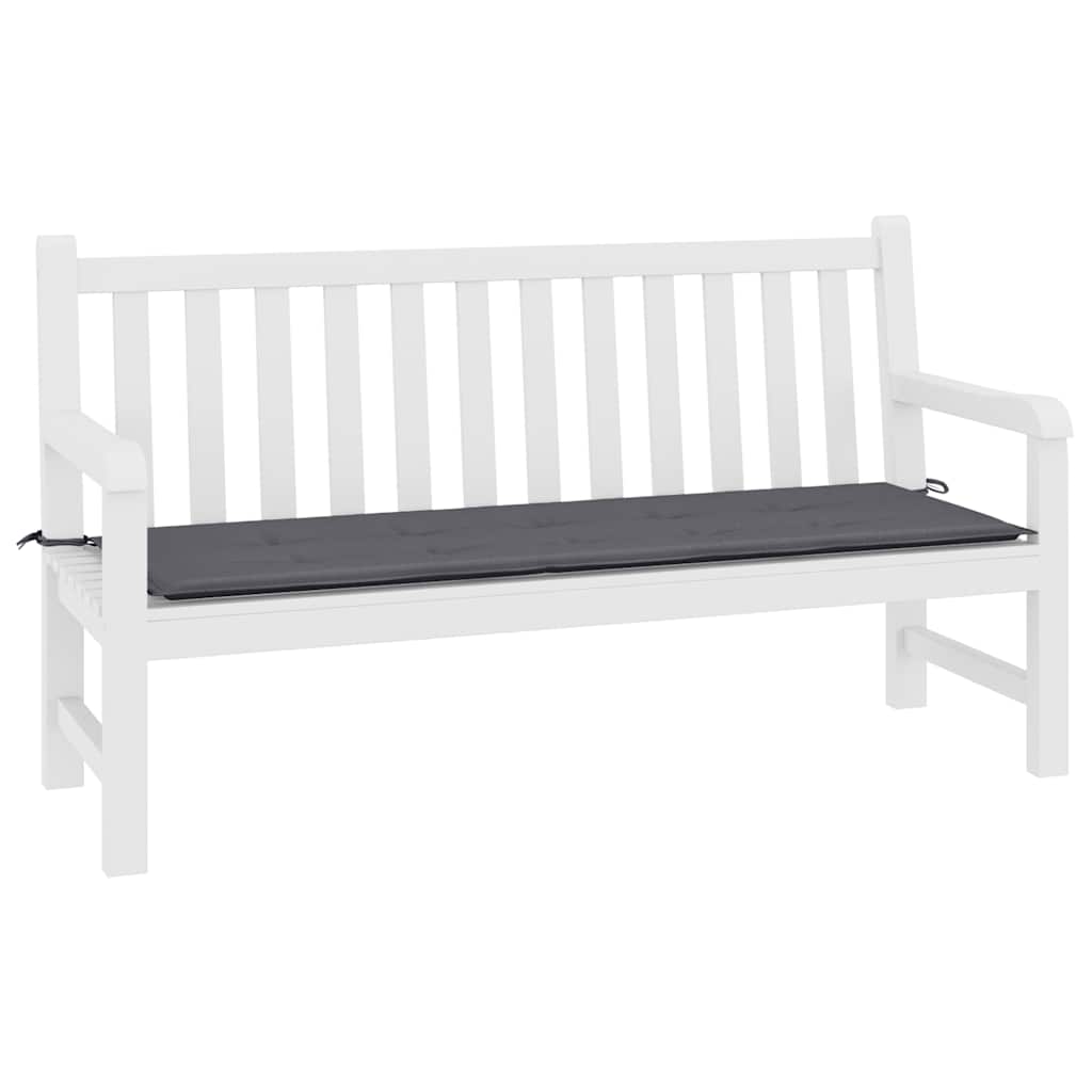 VidaXL Gartenbankkissen 200x50x4 cm Oxford-Gewebe Anthrazit