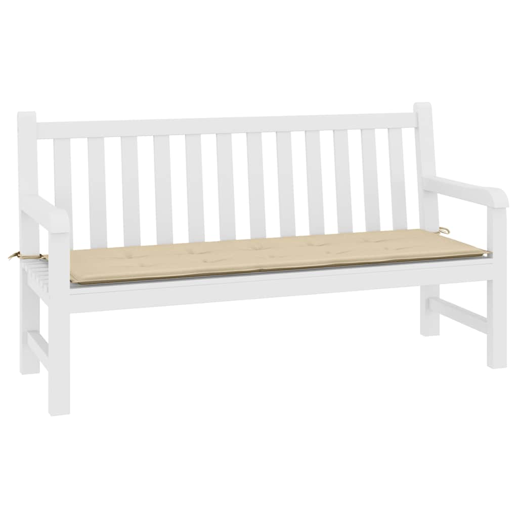 VidaXL Gartenbankkissen 200x50x4 cm Oxford-Gewebe Beige