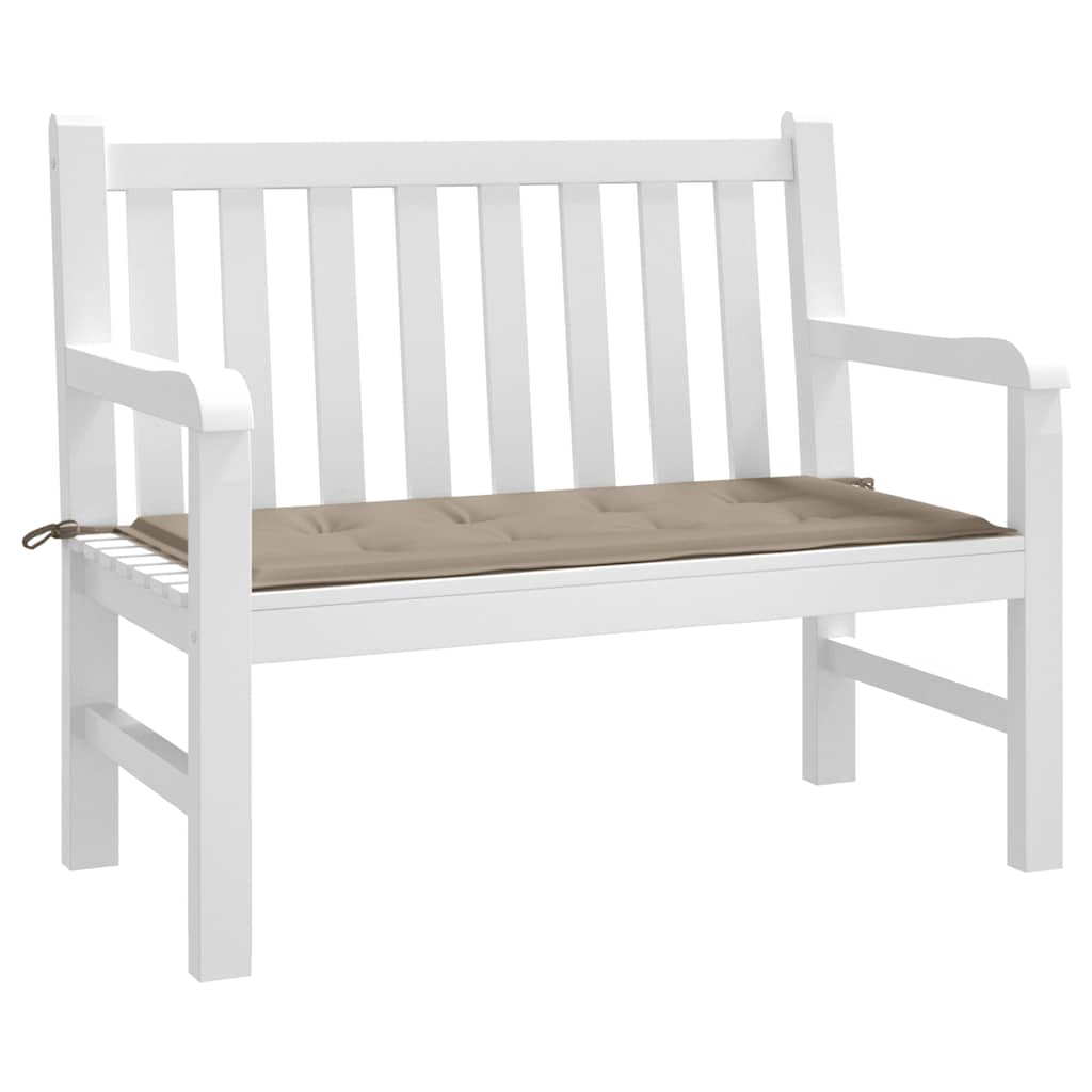 Vidaxl tuinbankkussen 100x50x4 cm oxford stof taupe