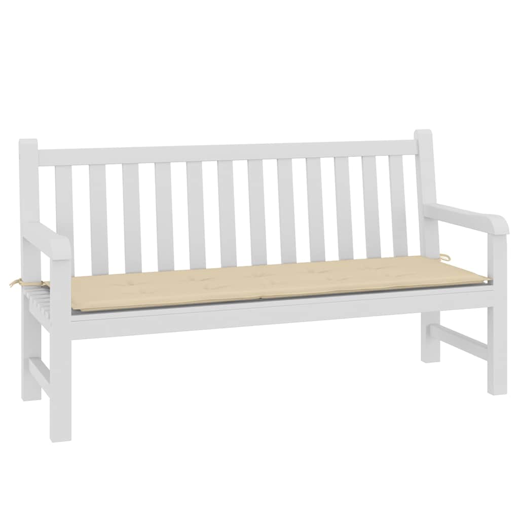 VidaXL Gartenbankkissen 150x50x4 cm Oxford-Gewebe Beige