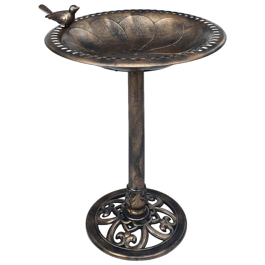 VidaXL Vogeltränke, Kunststoff, Bronze