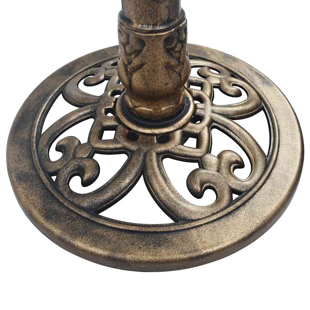 VidaXL Vogeltränke, Kunststoff, Bronze