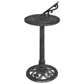 VidaXL Sonnenuhr 35,5 x 82 cm, Kunststoff, Bronze