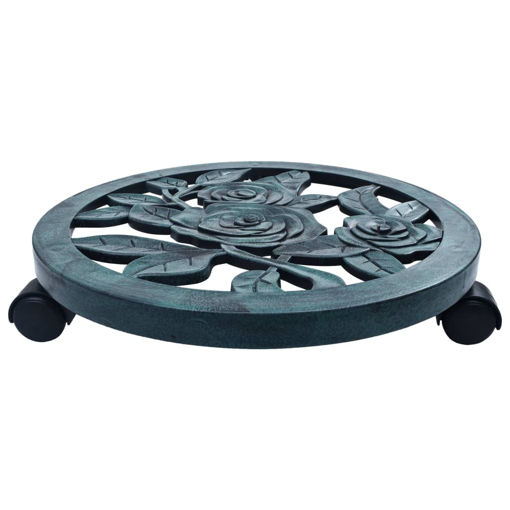 VIDAXL -Planzenwagen 6 Stcs 38 cm Kunststoff grün
